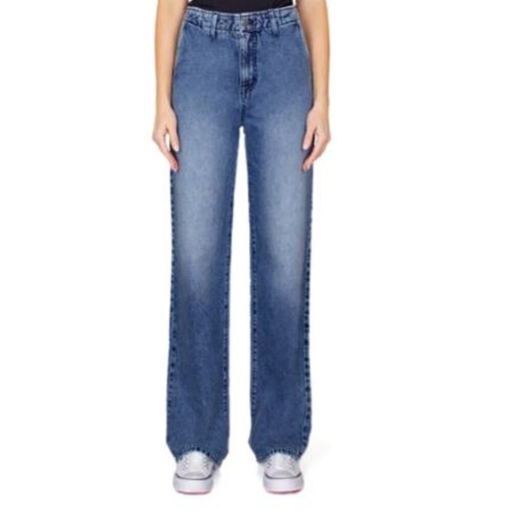 Modern American Fidelity Women’s Jeans Size 26 Blue Wide Leg / relaxed  SAMPLE